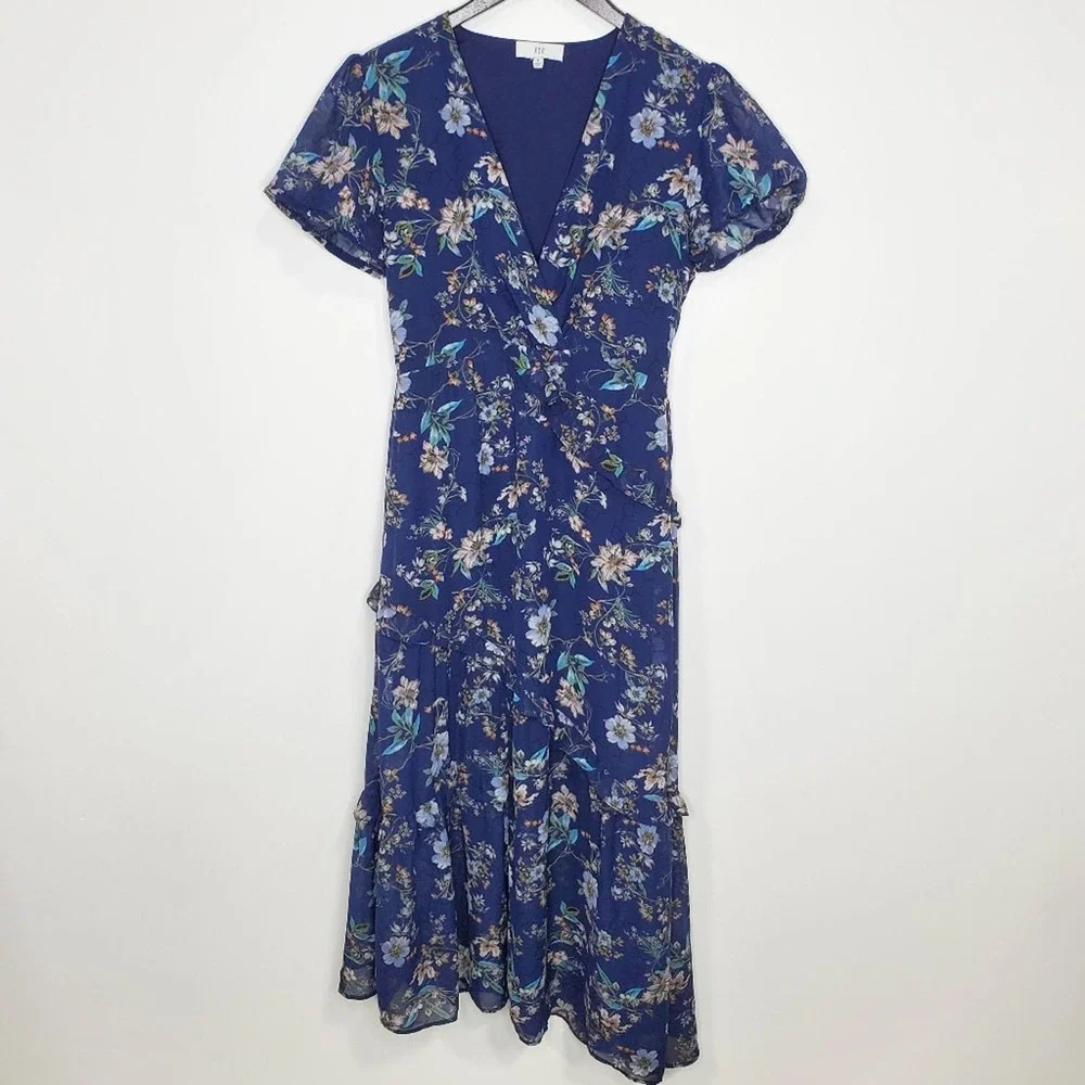 NSR Floral Midi Dress - Picture 1 of 4